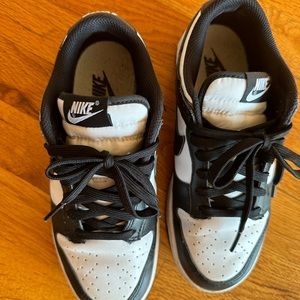 Nike Dunk Low Women’s Panda Black and White - size 6.5